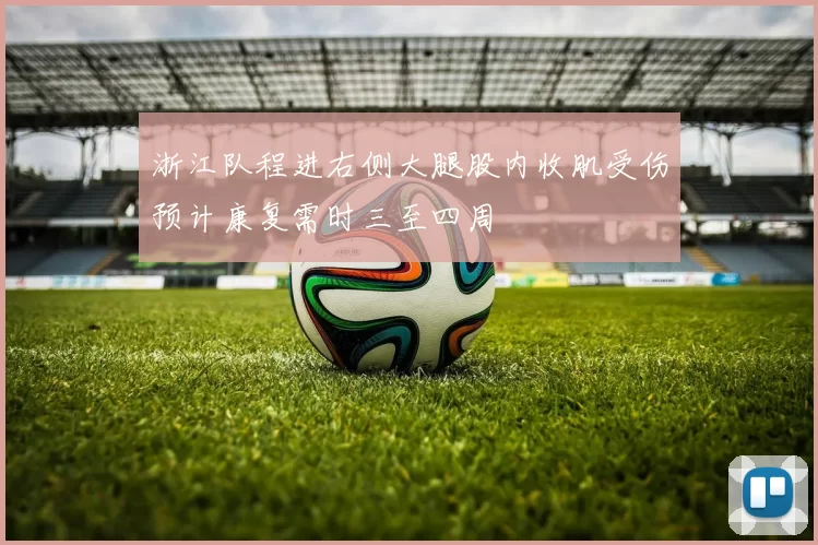 浙江队程进右侧大腿股内收肌受伤预计康复需时三至四周